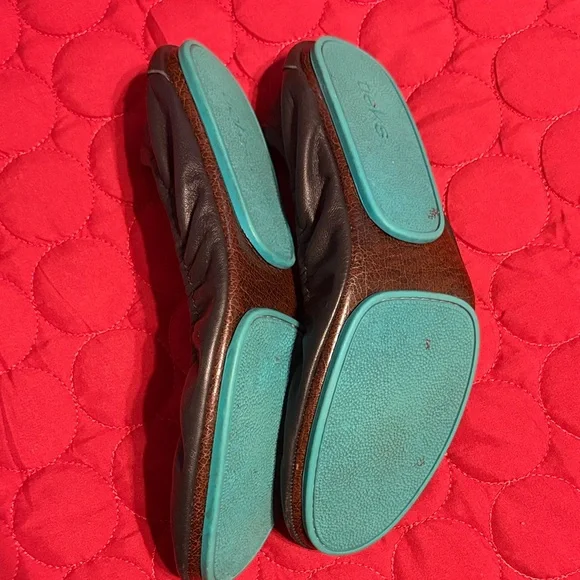 Tieks Black Leather Ballet Flats - Picture 2 of 2